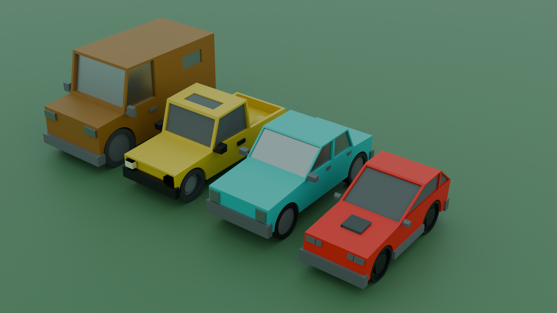 Low Poly Pickup  